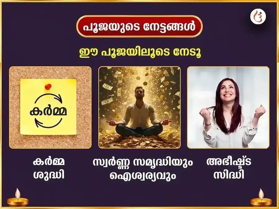 ഭാദ്ര മാസ ദുർഗ്ഗാഷ്ടമി വിശേഷ പഞ്ച യോഗിനി പഞ്ചോപചാര പഞ്ച രത്ന മഹാ തന്ത്ര സ്വർണ്ണ സമൃദ്ധി പ്രാപ്തി വരദായിനി അനുഷ്ഠാൻ puja gallery 1