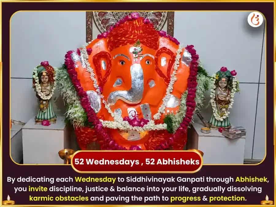 Mercury Enters Libra - Riddhi Buddhi Yog Prapti Siddhivinayak Weekly Laddoo Daan Seva puja gallery 2