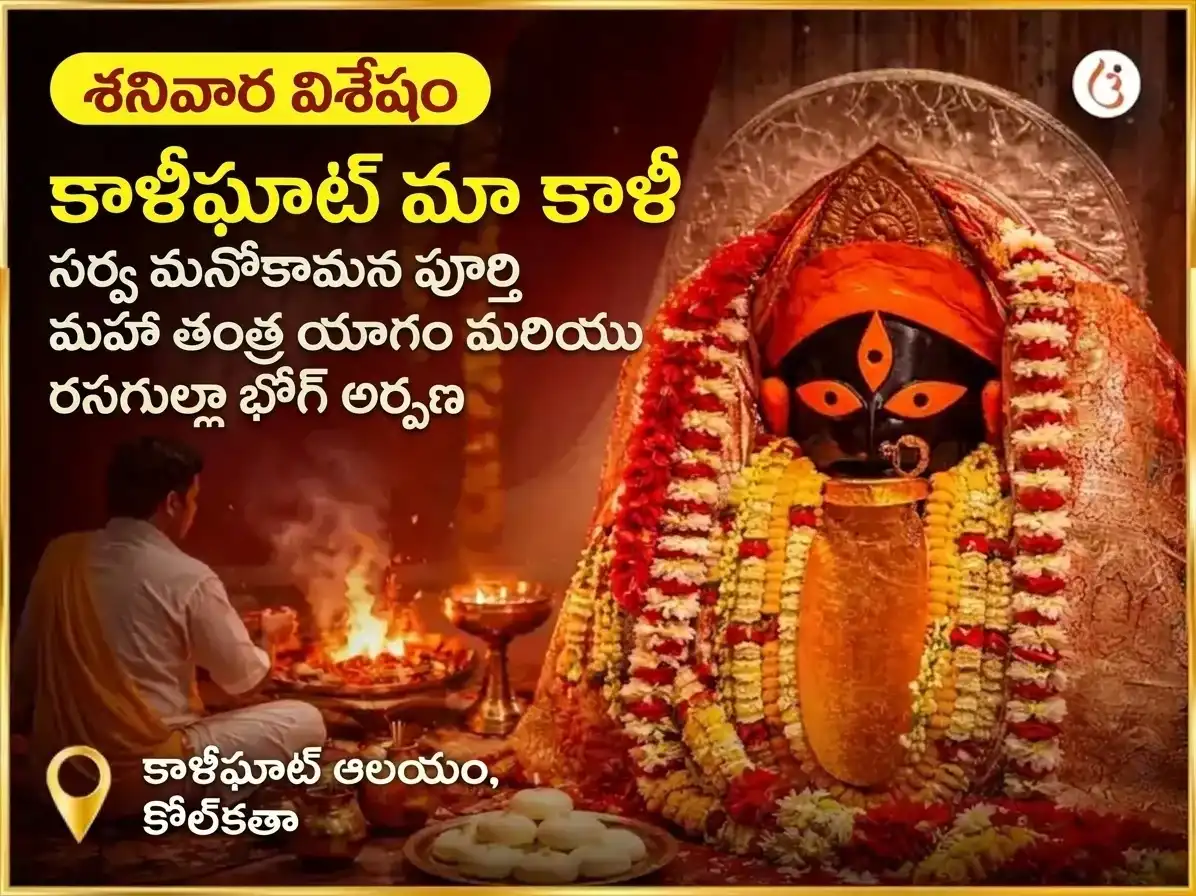 శనివార విశేష కాళీ సర్బో మనోకామ్నా పూర్తి మహా తంత్ర యజ్ఞం మరియు రసగుల్లా భోగ అర్పణ puja image 1