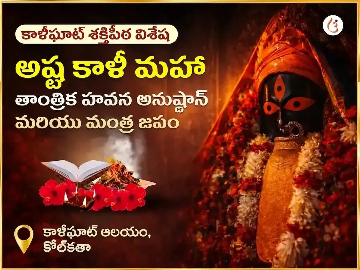 భువనేశ్వరి జయంతి విశేష్ అష్ట కాళి మహా తాంత్రిక్ కాళీఘాట్ శక్తిపీఠ్ విశేష్ హవన్ అనుష్ఠాన్ & మంత్ర జాప్ puja image 1