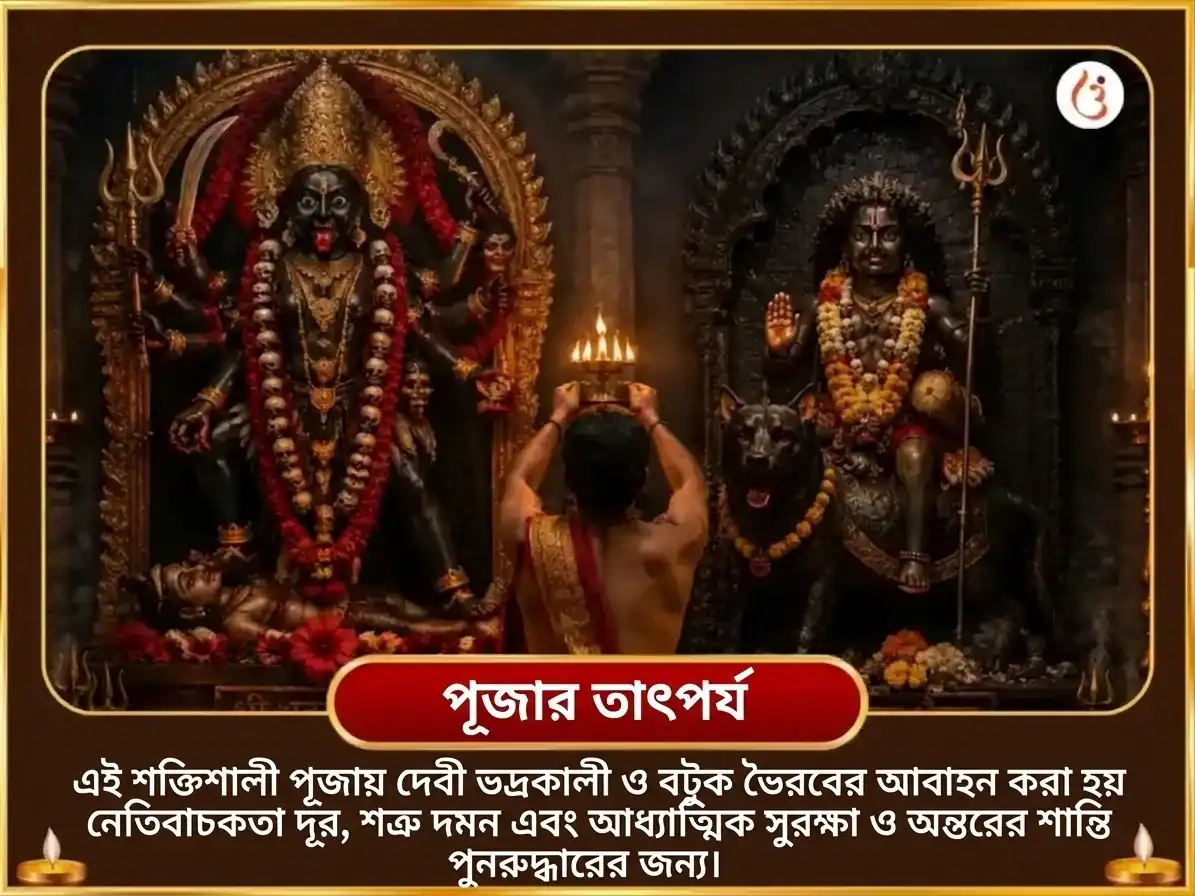 ভুবনেশ্বরী জয়ন্তী বিশেষ 1008 ভদ্রকালী ষড়ক্ষরী মন্ত্র জপ সহিত বটুক ভৈরব স্তোত্র পাঠ ও তন্ত্র বাধা মুক্তি হবন puja gallery 5