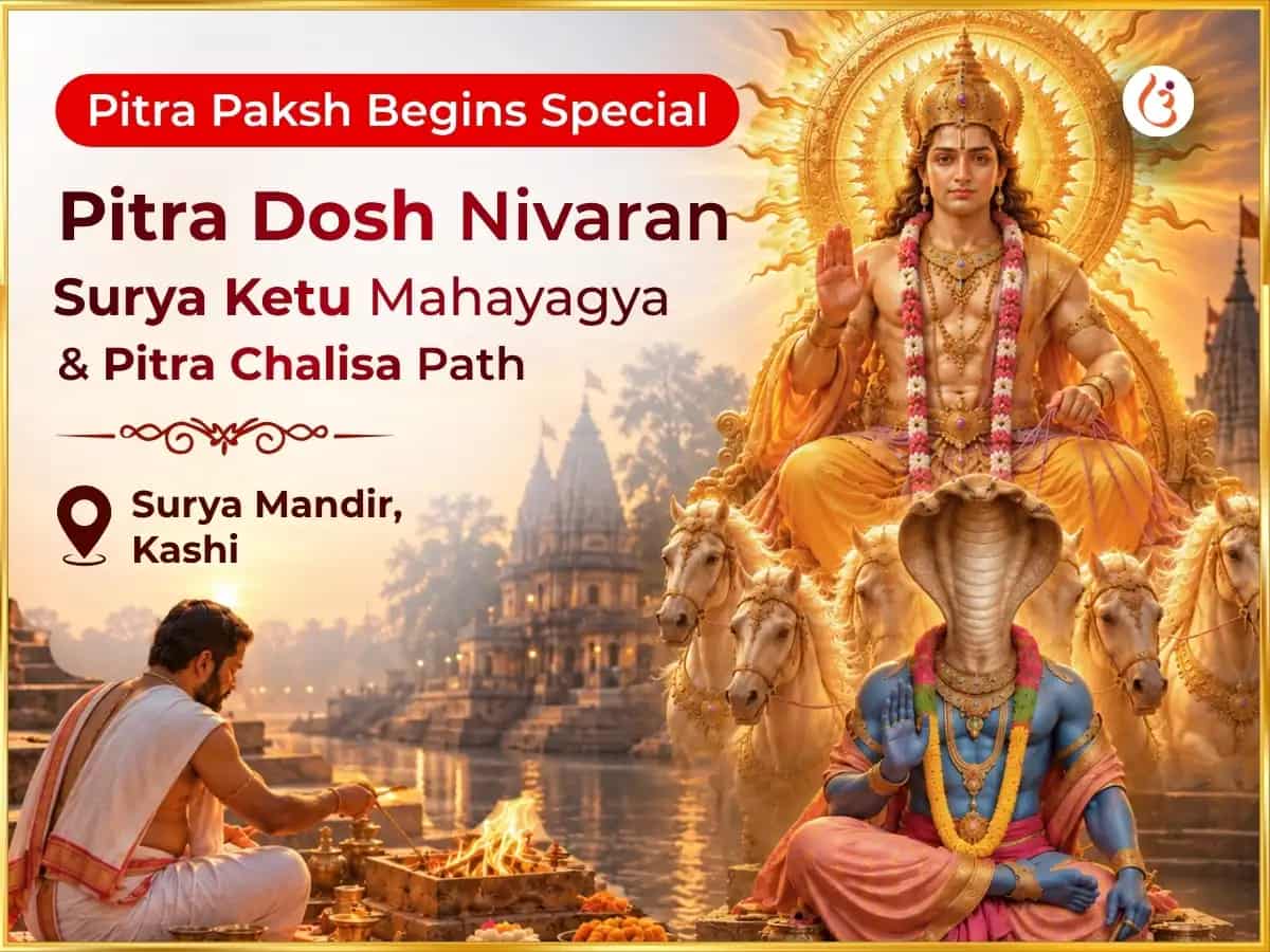 Pitra Paksh Special Pitra Dosh Nivaran & Generational Curse Cleansing Surya-Ketu Mahayagya & Pitra Chalisa Path puja image 1