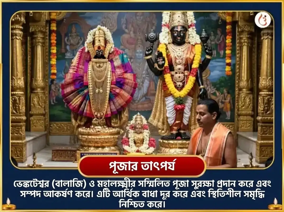 ভাদ্রপদ পূর্ণিমা বিশেষ বালাজি ভেঙ্কটেশ্বর ও অম্বাবাঈ মহালক্ষ্মী ঐশ্বর্য প্রাপ্তি সর্ব সুখ সমৃদ্ধি মহা অনুষ্ঠান puja gallery 4