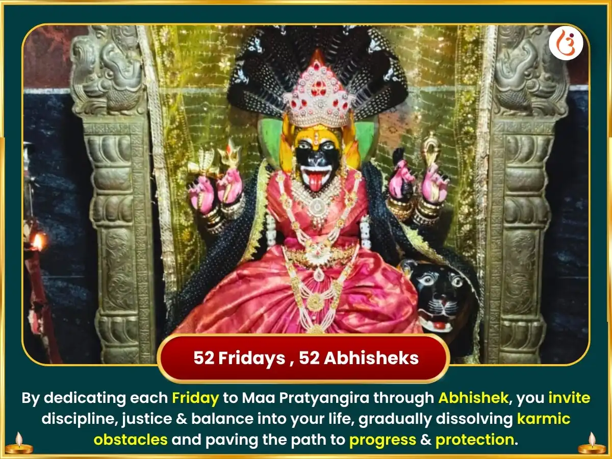 Shukravar Visesh Maa Pratyangira Weekly Anar Daan Seva puja gallery 2
