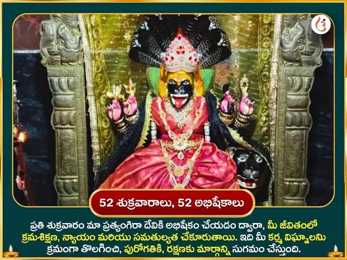 శుక్రవార విశేష్ మా ప్రత్యంగిర వారపు అనార్ దాన్ సేవ puja gallery 2