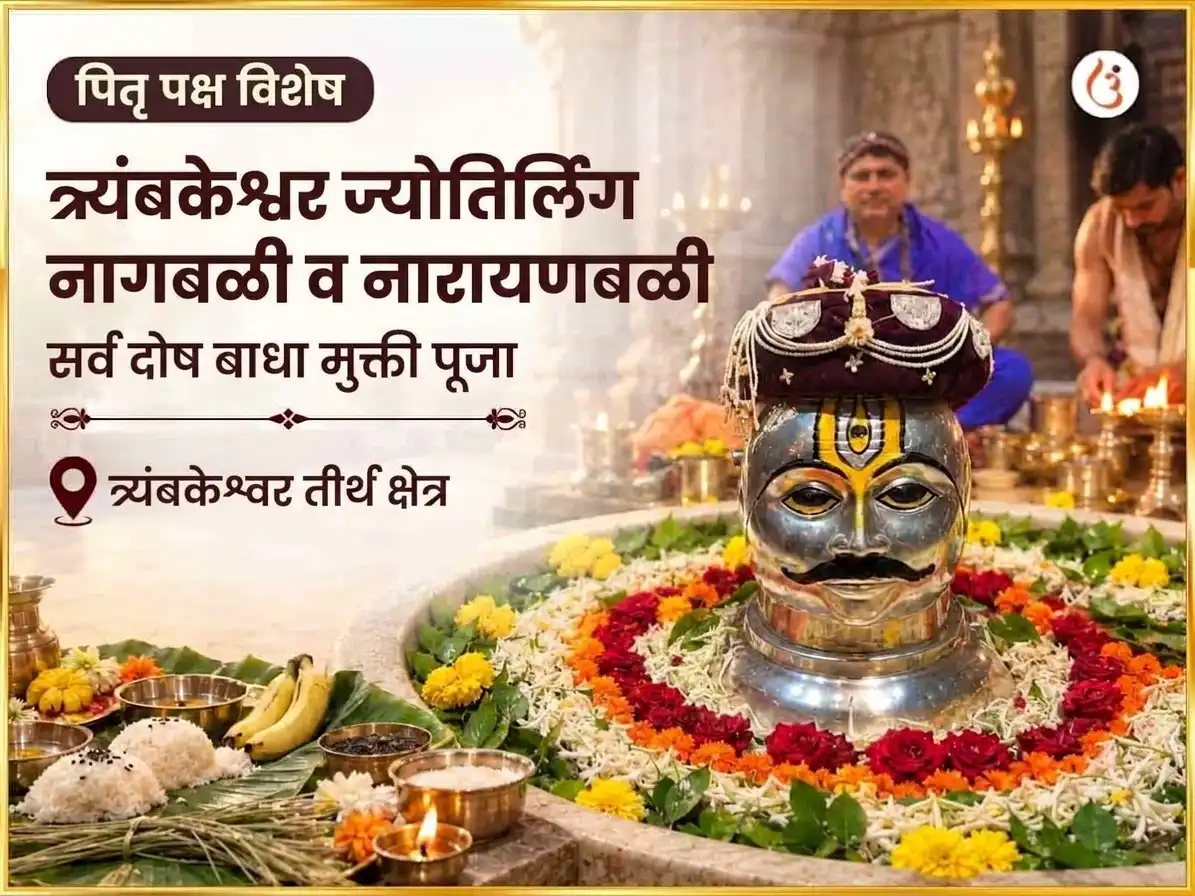 पितृ पक्ष विशेष त्र्यंबकेश्वर ज्योतिर्लिंग नागबळी आणि नारायणबळी सर्व दोष बाधा मुक्ती पूजा puja image 1