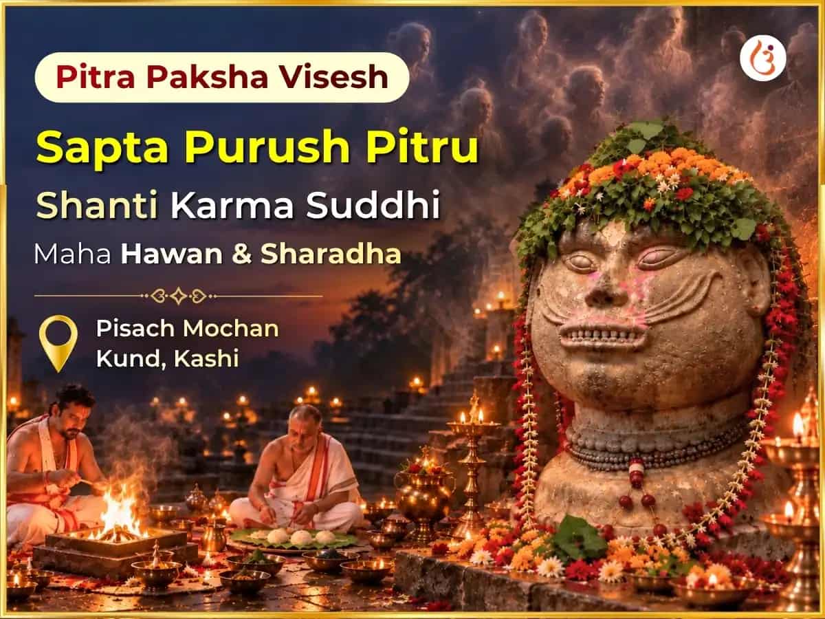 Pitra Paksha Sapta Purush Pitru Shanti Karma Suddhi Maha Hawan & Sharadha Anusthan puja image 1