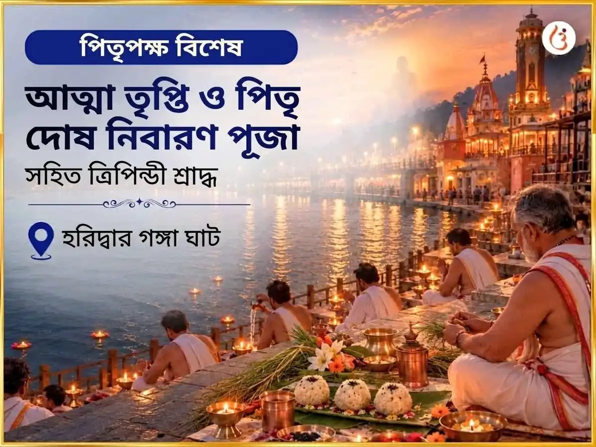 পিতৃপক্ষ বিশেষ আত্ম তৃপ্তি ও পিতৃ দোষ নিবারণ পূজা সহিত ত্রিপিন্ডী শ্রাদ্ধ puja image 1