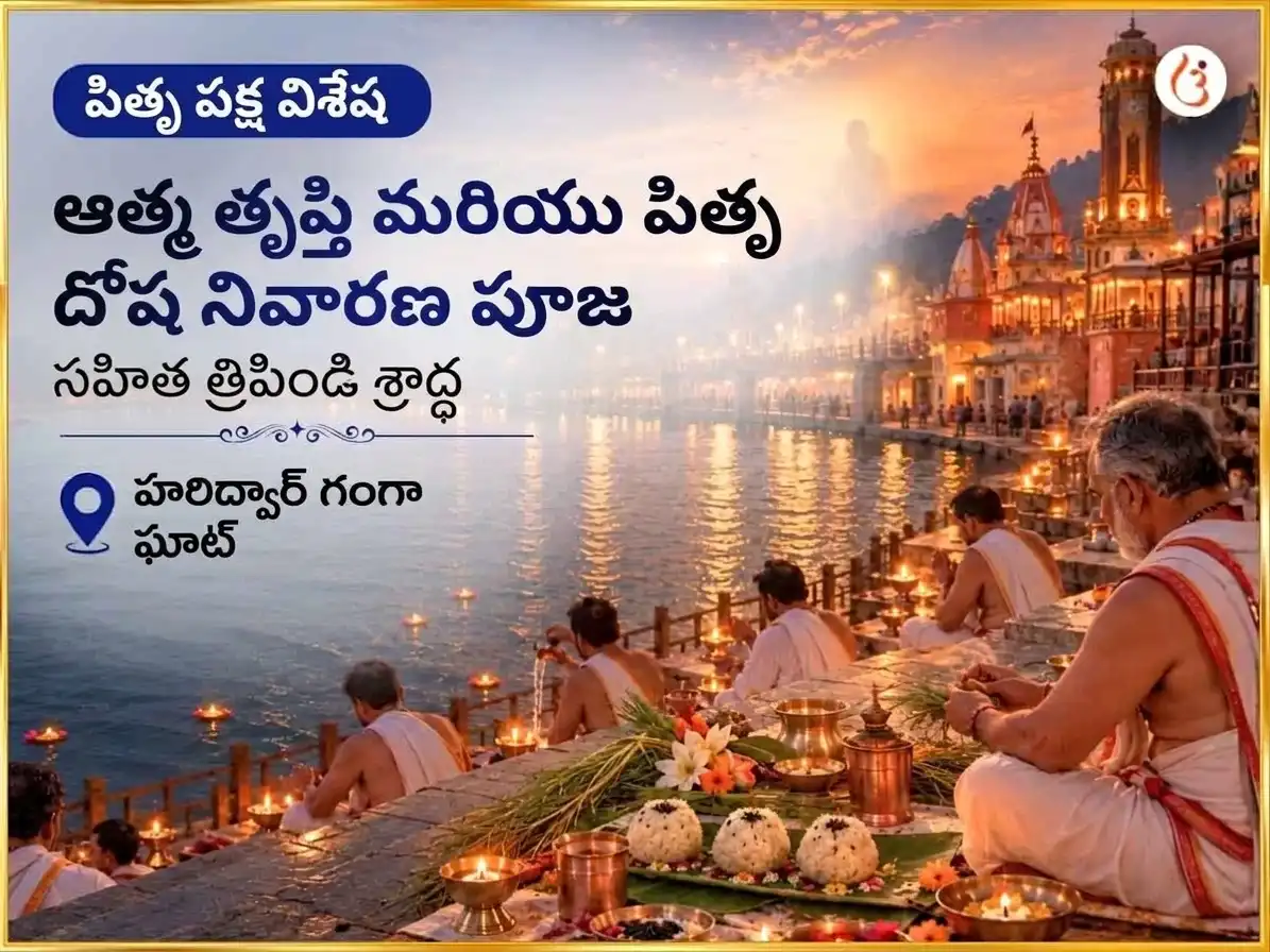 పితృ పక్ష విశేష్ ఆత్మ తృప్తి & పితృ దోష నివారణ పూజ సహిత త్రిపిండి శ్రాద్ధ puja image 1