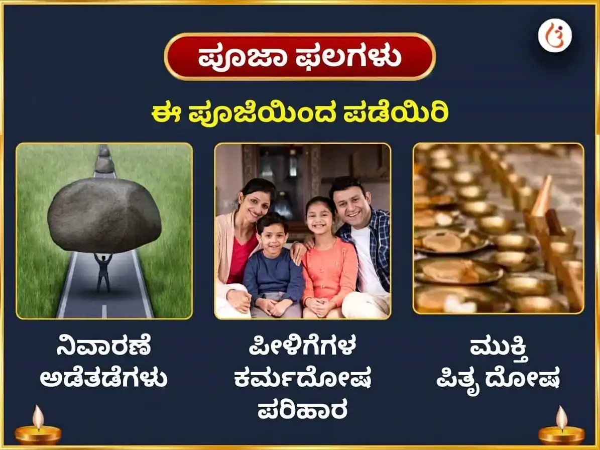 ಪಿತೃ ಪಕ್ಷ ವಿಶೇಷ ಆತ್ಮ ತೃಪ್ತಿ ಮತ್ತು ಪಿತೃ ದೋಷ ನಿವಾರಣ ಪೂಜಾ ಸಹಿತ ತ್ರಿಪಿಂಡಿ ಶ್ರಾದ್ಧ puja gallery 1