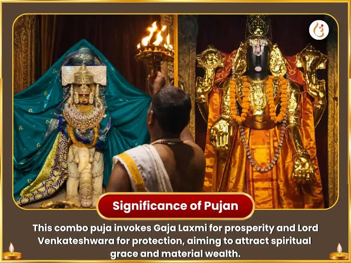 Gajkesari Rajyog Prapti Vishesh 5100 Shree Gaj Lakshmi Beej Mantra Jaap sahit Gaj Murti Chadava & Gajendra Moksha Path puja gallery 5