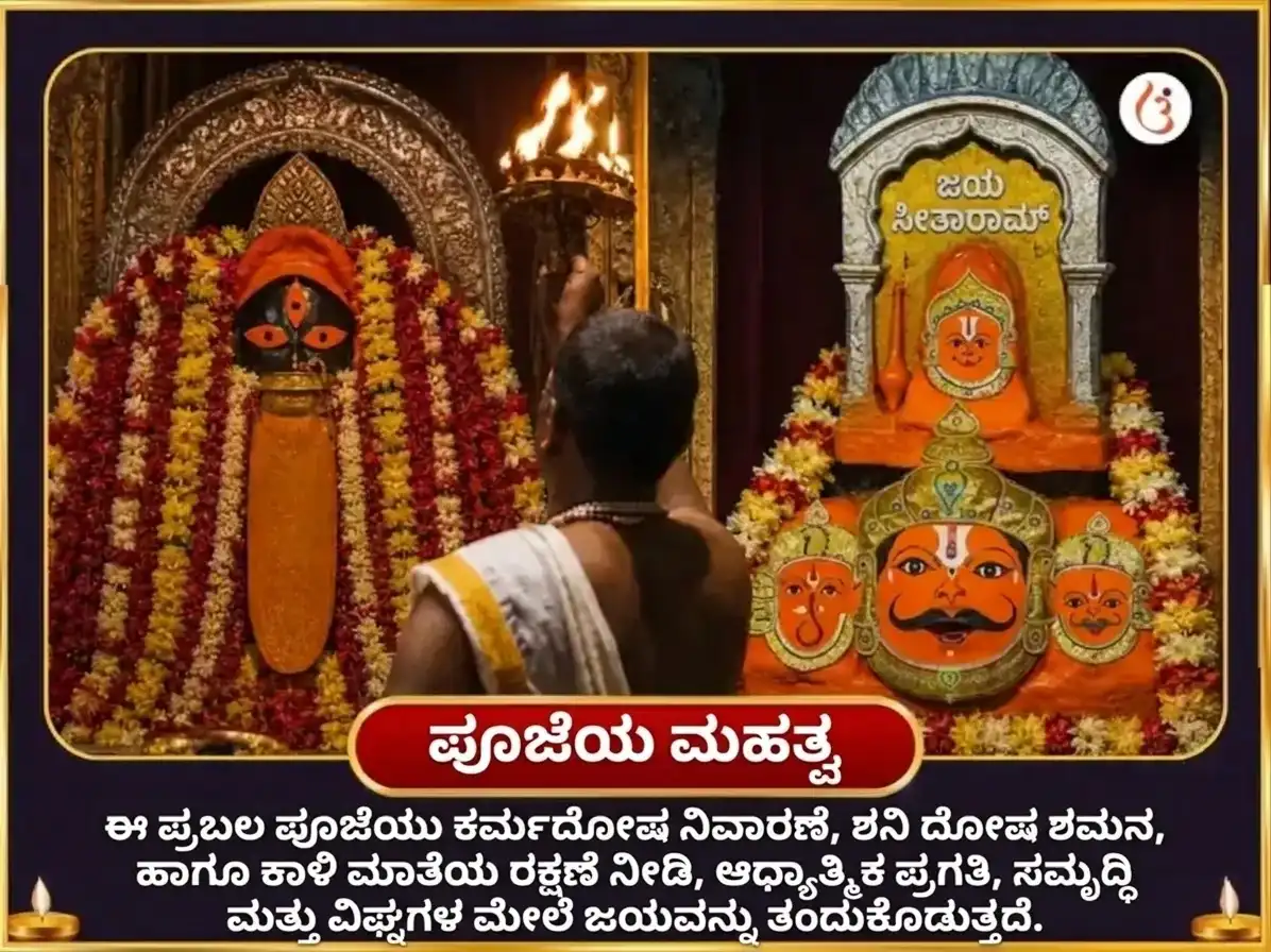 ಅಶ್ವಿನ್ ಕಾಳಾಷ್ಟಮಿ ವಿಶೇಷ ಮಾ ಕಾಳಿ ತಾಂತ್ರಿಕ ಹವನ ಮತ್ತು ನವಗ್ರಹ ಶನಿ ವಿಶೇಷ ಎಣ್ಣೆ ಮತ್ತು ಎಳ್ಳು ದಾನ puja gallery 5