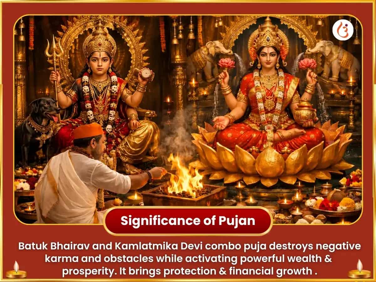 Navratri Visesh Swarnakarshan Bhairav Kamlatmika Aghor Kuber Tantrayukt Maha Dhan Samriddhi Havan Anusthan puja gallery 5