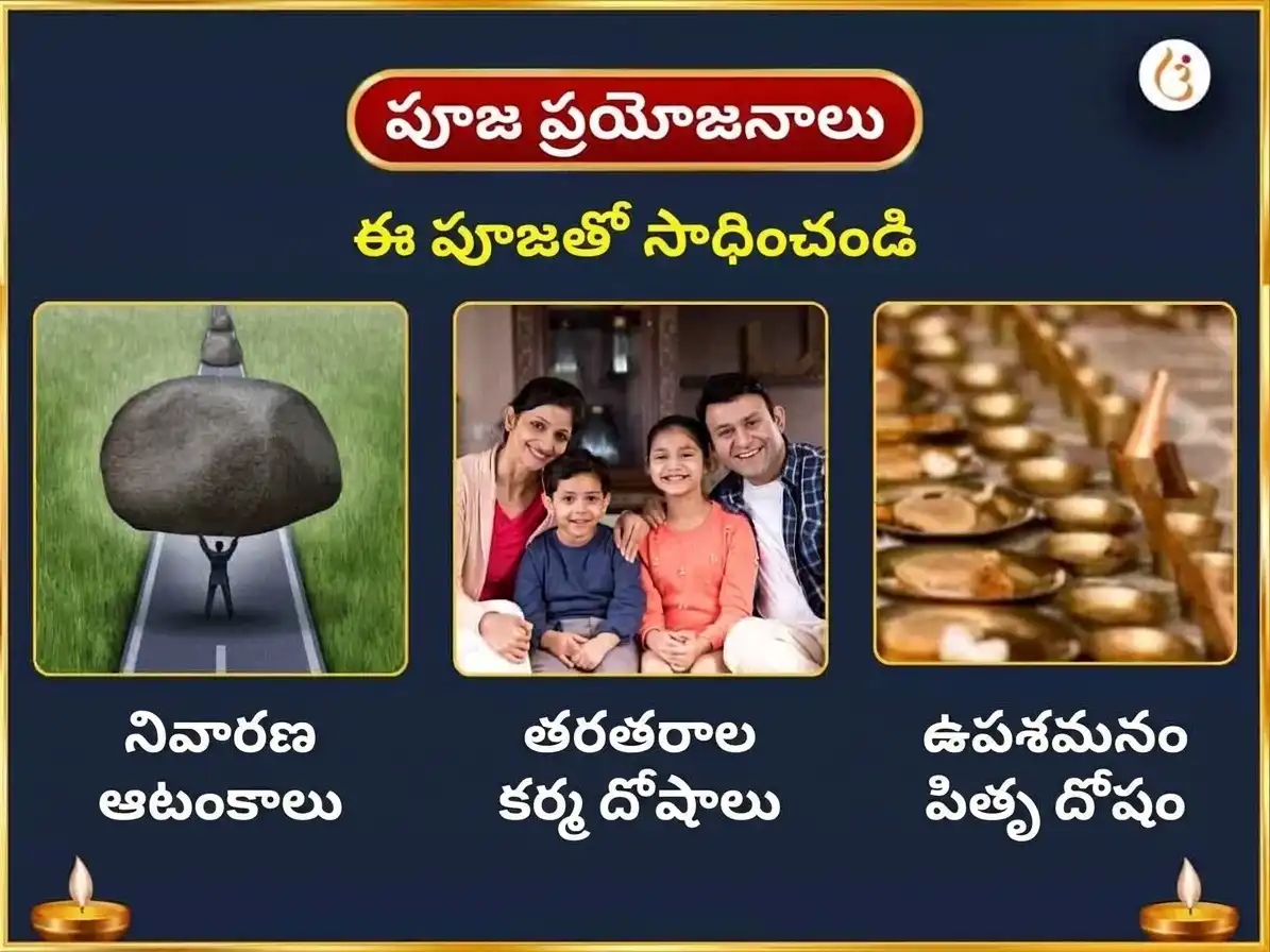 సర్వ పితృ అమావాస్య విశేష్ ఆత్మ తృప్తి & పితృ దోష నివారణ పూజ సహిత త్రిపిండి శ్రాద్ధ puja gallery 1