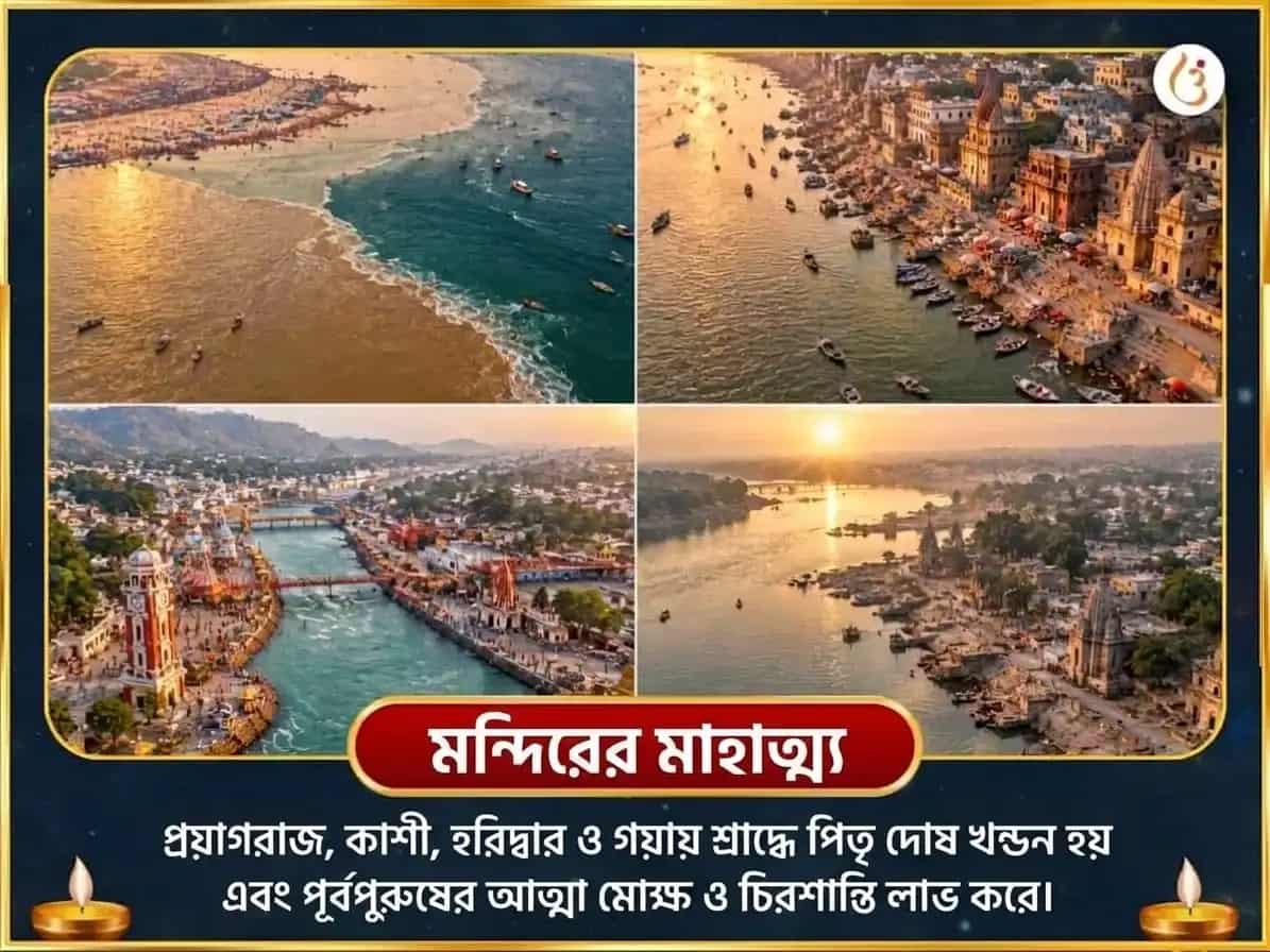 সর্ব পিতৃ অমাবস্যা বিশেষ পিতৃ শান্তি মোক্ষ প্রাপ্তি চতুর তীর্থ নগরী শ্রাদ্ধ ও পিণ্ডদান puja gallery 3