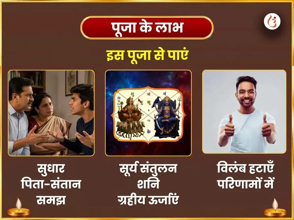 दुर्लभ 1:1 पोर्टल विशेष 10000 सूर्य मूल मंत्र सहित 100 लोटा जल अर्घ्य अर्पण और 23000 शनि मूल मंत्र जाप puja gallery 1