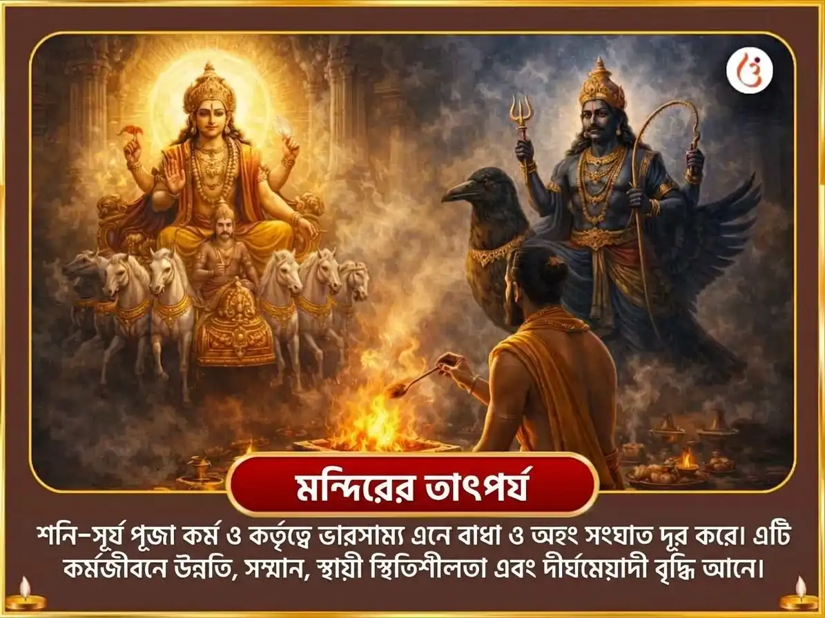 দুর্লভ ১:১ পোর্টাল বিশেষ ১০০০০ সূর্য মূল মন্ত্র সহিত ১০০ লোটা জল অর্ঘ্য অর্পণ এবং ২৩০০০ শনি মূল মন্ত্র জপ puja gallery 5