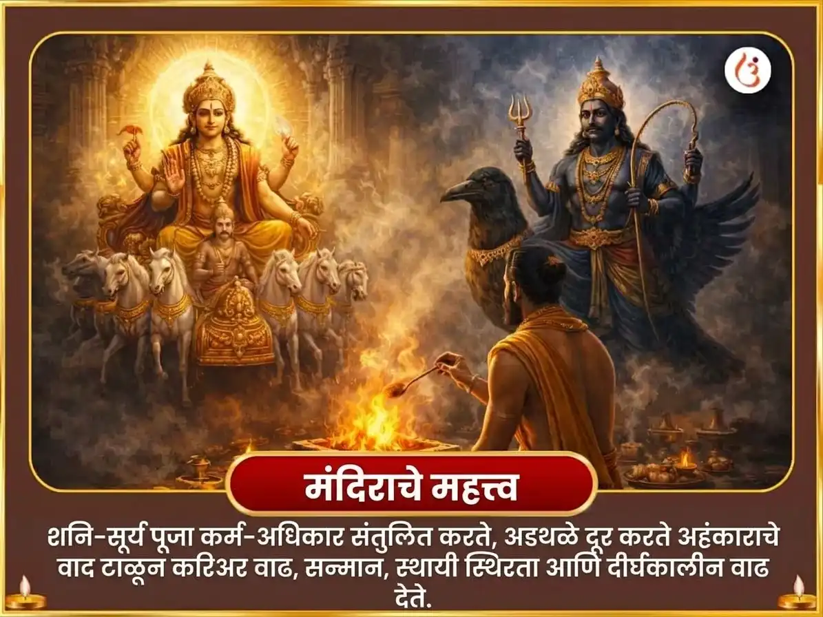 दुर्लभ 1:1 पोर्टल विशेष 10000 सूर्य मूळ मंत्र सहित 100 लोटा जल अर्घ्य अर्पण आणि 23000 शनि मूळ मंत्र जाप puja gallery 5