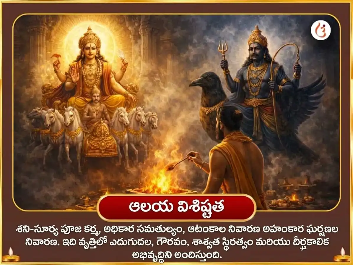 అరుదైన 1:1 విశేష పోర్టల్ 10000 సూర్య మూల మంత్ర సహిత 100 లోటాల జల అర్ఘ్య అర్పణ మరియు 23000 శని మూల మంత్ర జపం puja gallery 5
