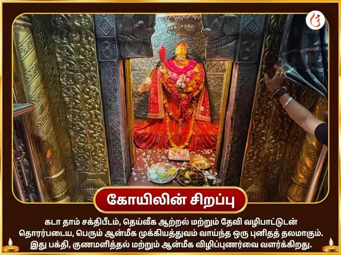 கரா தாம் சக்திபீடம் விசேஷ சந்திர சாந்தி சம்ரித்தி பிராப்தி புவனேஸ்வரி சீதள ஜல ஹவன் மற்றும் நவ சண்டி ஹோமம் puja gallery 4