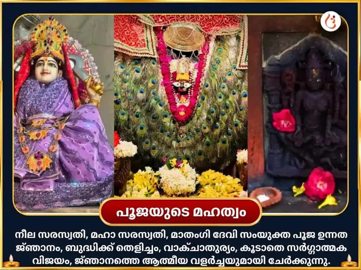 സരസ്വതി ആവാഹൻ വിശേഷ് നീൽ സരസ്വതി മാതംഗി സംയുക്ത് മഹാ സരസ്വതി വിശേഷ് ദാൻ സേവ puja gallery 3