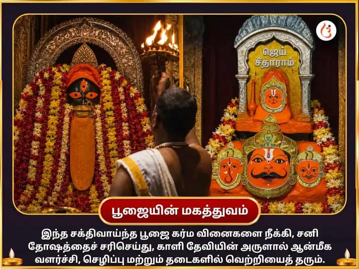 நவராத்திரி சப்தமி திதி சிறப்பு 23000 சனி மூல மந்திர ஜபம் & அஷ்ட காளி மஹா தாந்த்ரீக ஹவன் puja gallery 5