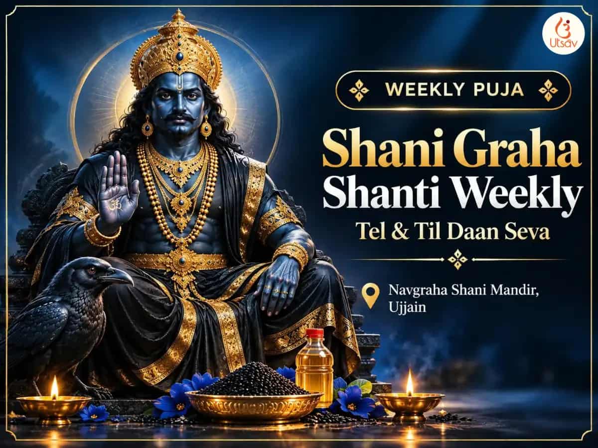 Saturday Special Shani Graha Shanti Weekly Oil & Till Daan Seva Anusthan puja image 1