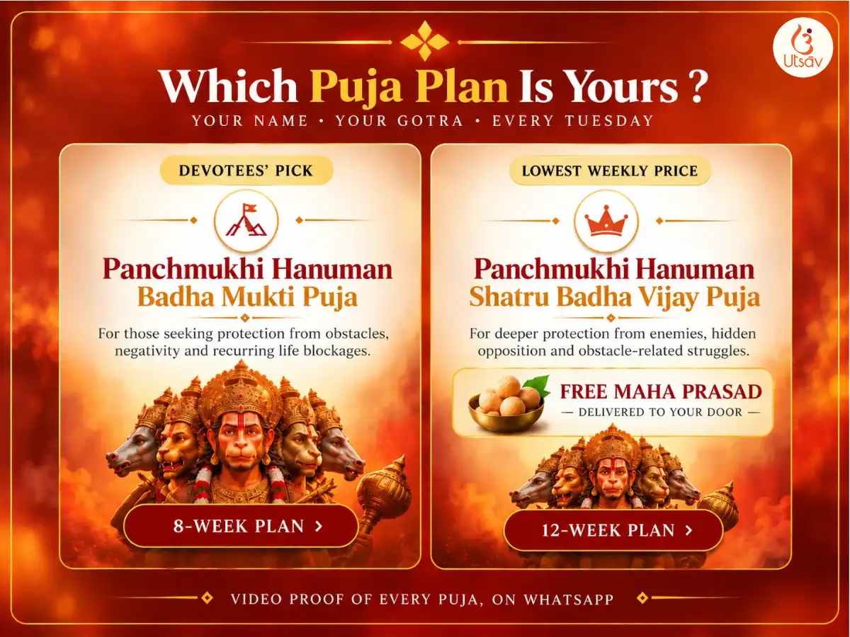 Mangalvar Vishesh Panchmukhi Hanuman Weekly Seva Anusthan (Sindur + Coconut Daan)  puja gallery 3