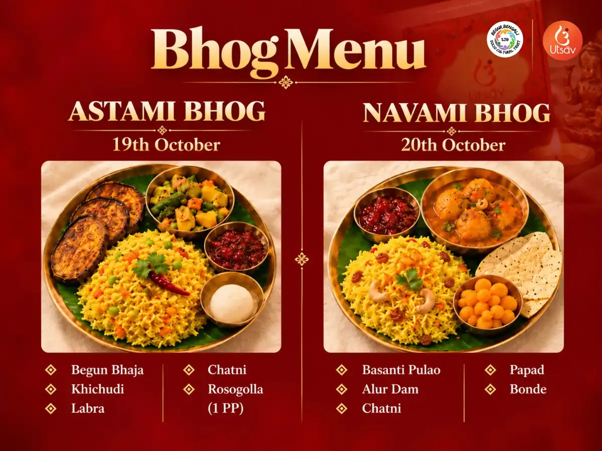 Durga Puja Visesh Bhog Prasad Begur Bengali Cultural Association puja gallery 2