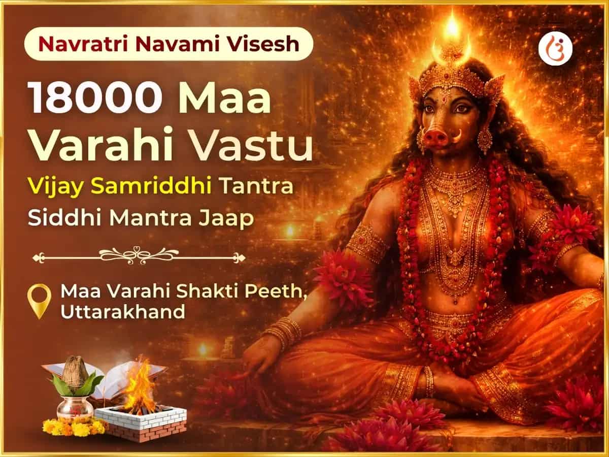 Navratri Navami Vishesh 18000 Maa Varahi Vastu Vijay Samriddhi Tantra Siddhi Mantra Jaap puja image 1