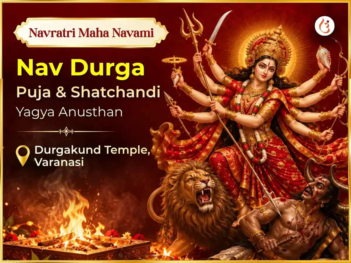 Navratri Maha Navami Special Nav Durga Puja & Shatchandi Yagya puja image 1