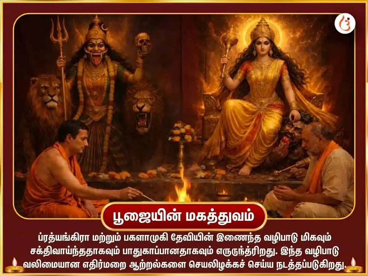 நவராத்திரி நவமி சிறப்பு மா பகளாமுகி பிரத்யங்கிரா சம்யுக்த 18000 மூல மந்திர ஜபம் மற்றும் எலுமிச்சை மிளகாய் ஹவனம் puja gallery 4
