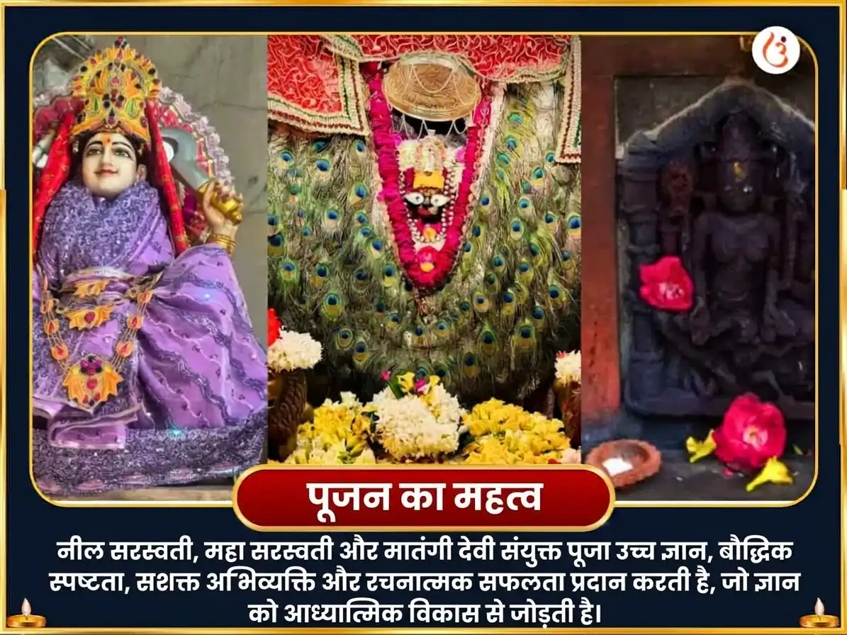 कालाष्टमी विशेष नील सरस्वती मातंगी संयुक्त महा सरस्वती विशेष दान सेवा puja gallery 3