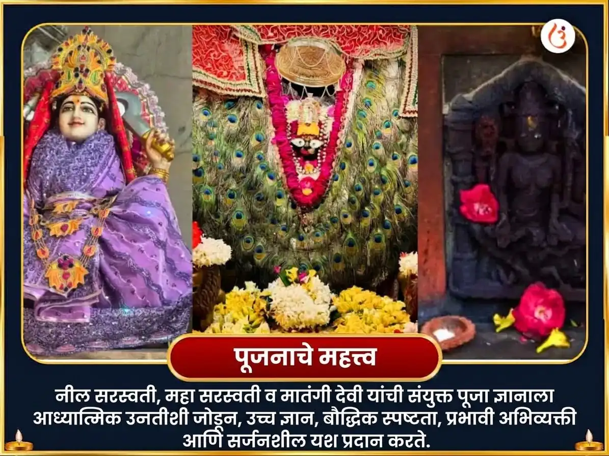 कालाष्टमी विशेष नील सरस्वती मातंगी संयुक्त महा सरस्वती विशेष दान सेवा puja gallery 3