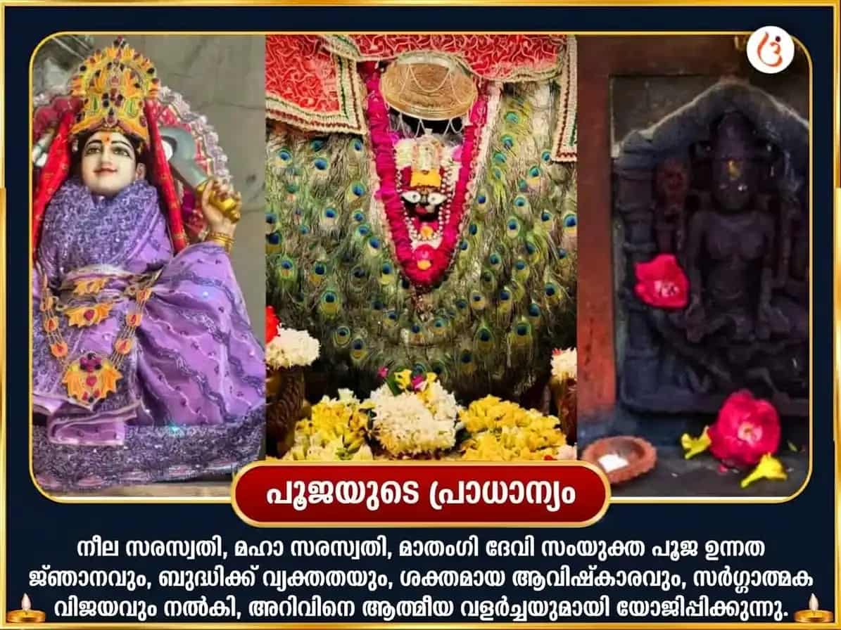 കാലാഷ്ടമി വിശേഷ് നീൽ സരസ്വതി മാതംഗി സംയുക്ത് മഹാ സരസ്വതി വിശേഷ് ദാൻ സേവ puja gallery 3