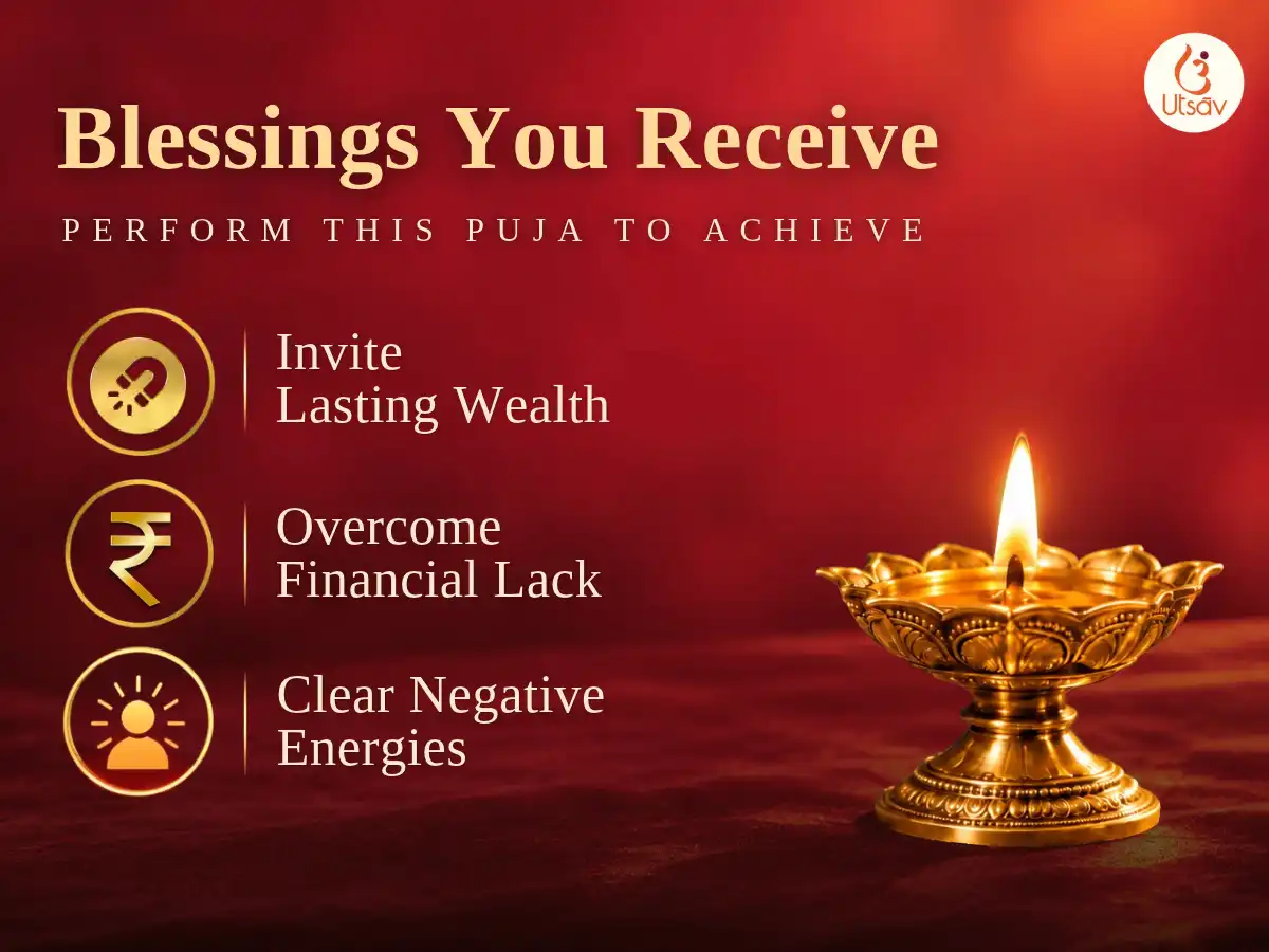 Dhanteras Special Mahalakshmi Kanakdhara Stotra Path sahit Shri Suktam Havan Prasad puja gallery 2