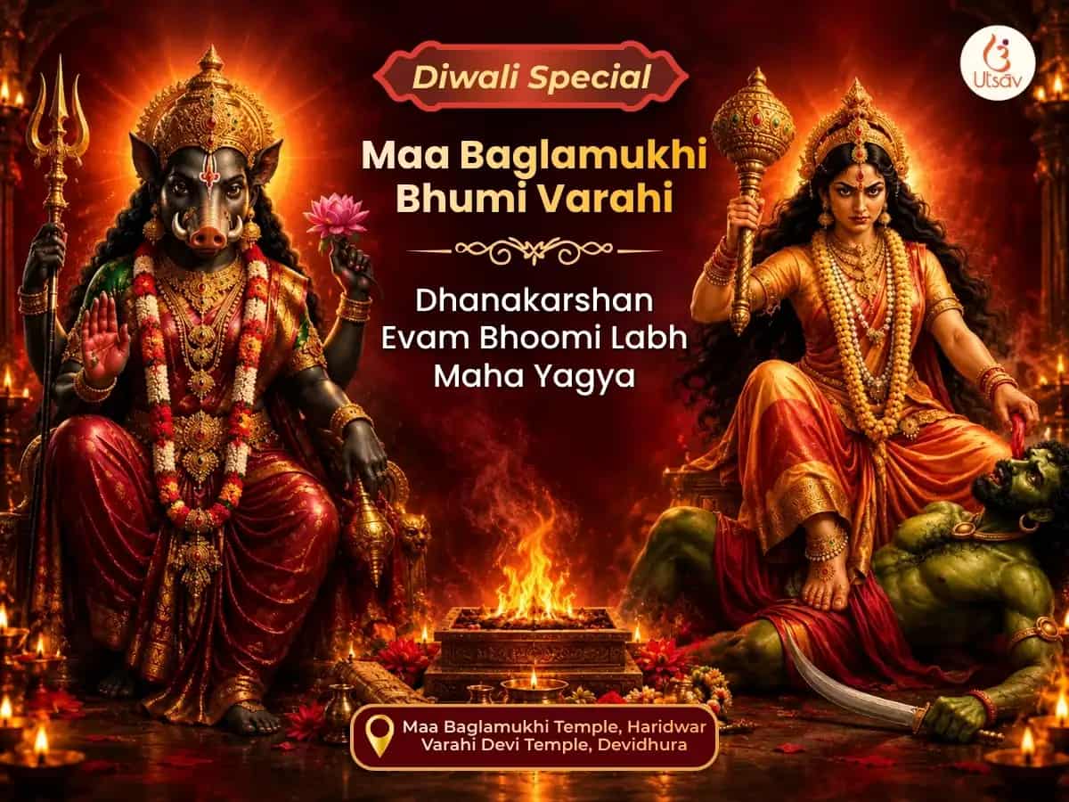 Diwali Special Maa Baglamukhi Bhumi Varahi Dhanakarshan Evam Bhoomi Labh Maha Yagya puja image 1