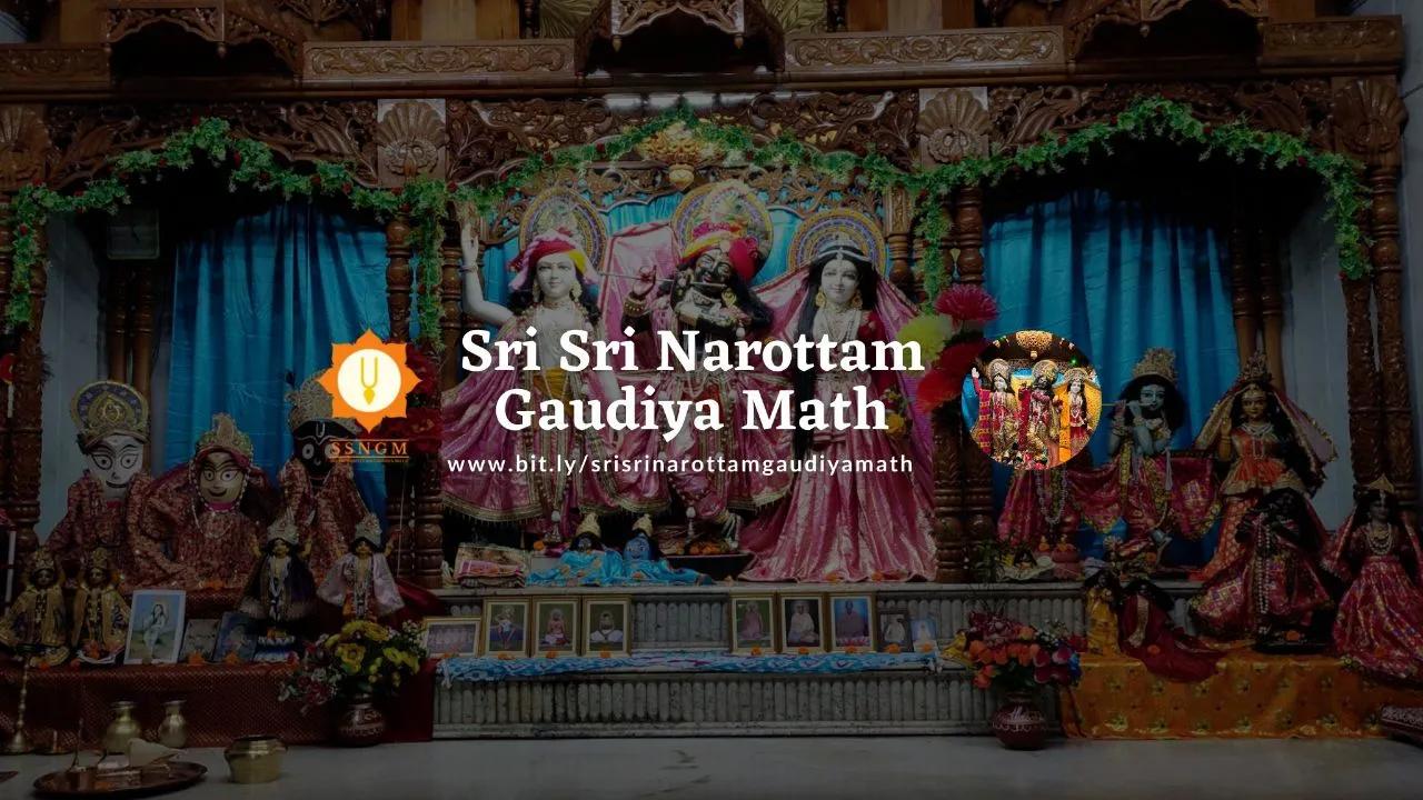 Sri Sri Narottam Gaudiya Math-cover