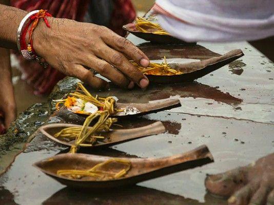 Pitri Tarpan at Gaya Ganga GhatUtsav Kriya Image