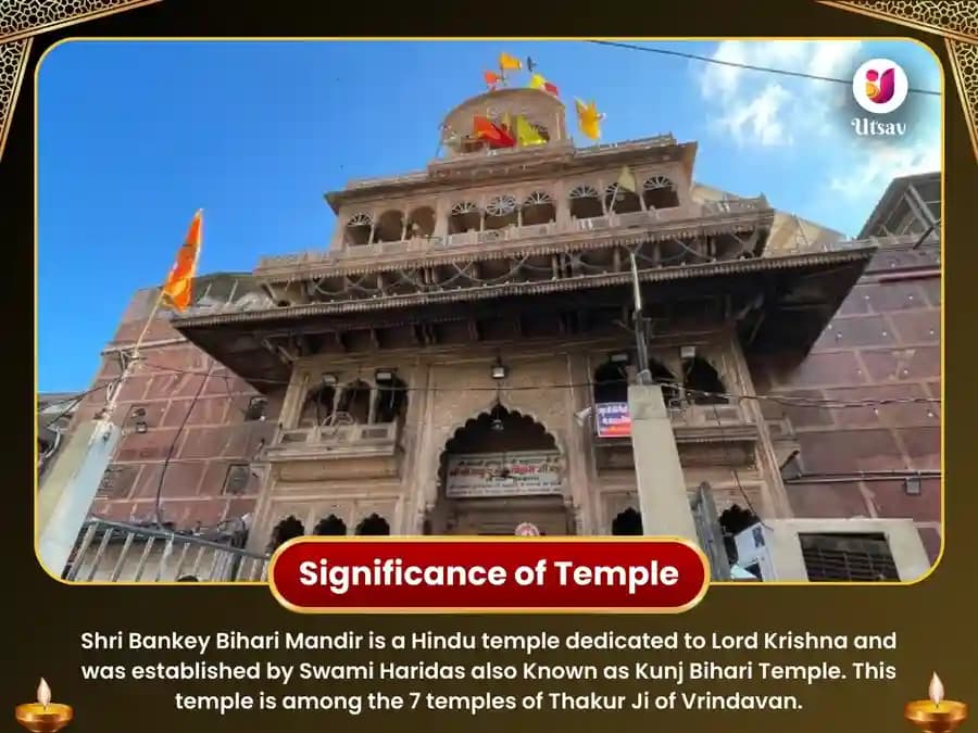 Shri Bankey Bihari Ji Mandir Vrindavan - Sarva Manokamna Purti Puja image