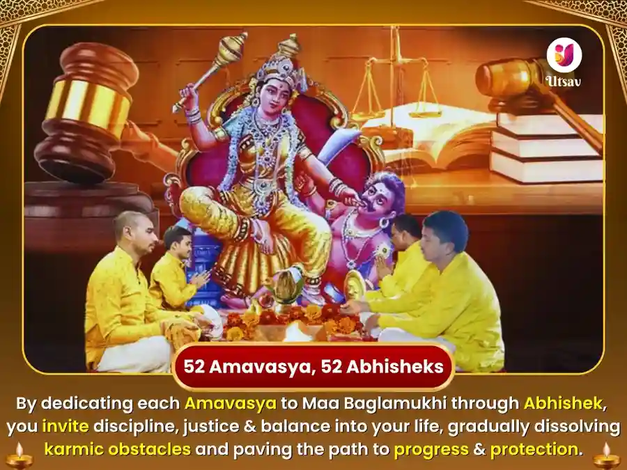 Maa Bagalamukhi Mandir Haridwar Masik Amavasya Visesh Yellow Pushpa & Chandan Daan image