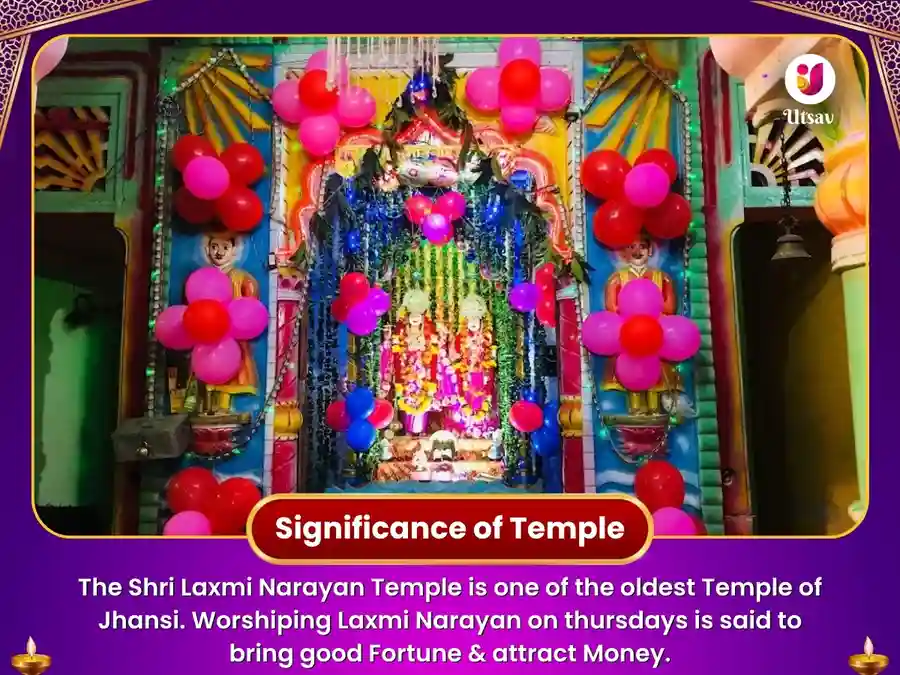 Laxmi Narayan Mandir Jhansi Raj Yog Prapti Maha Puja image