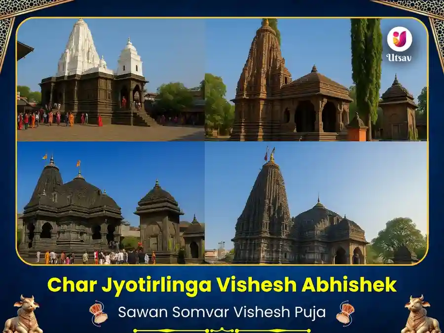 Sawan Somvar Vishesh Char Jyotirlinga Maha Abhishek image