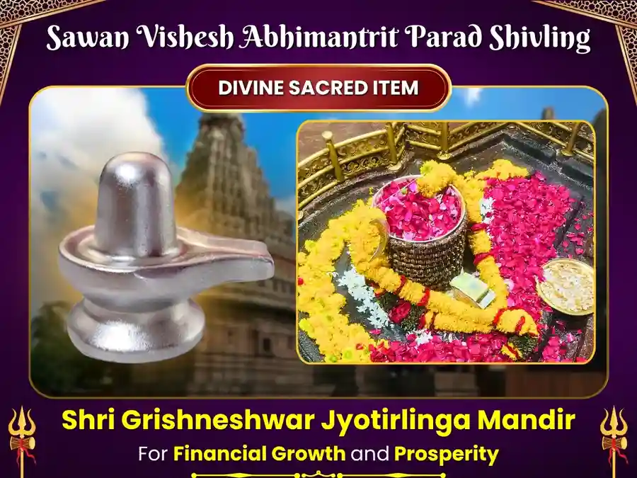 Ghrishneshwar Jyotirlinga Special Energized Parad Shivling image