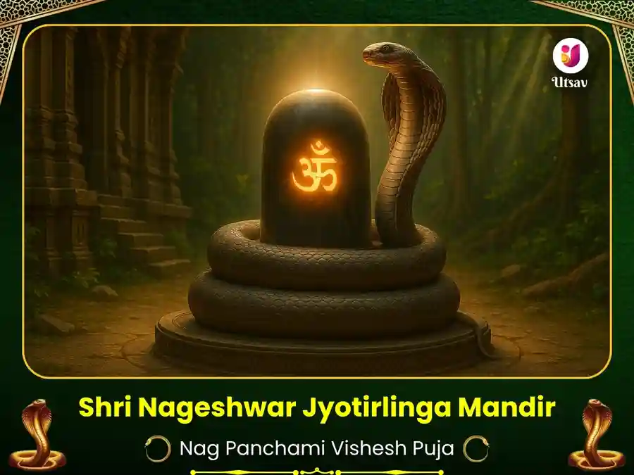 Nageshwar Jyotirlinga Panchamrit Abhishek Nag Panchami Special Puja image