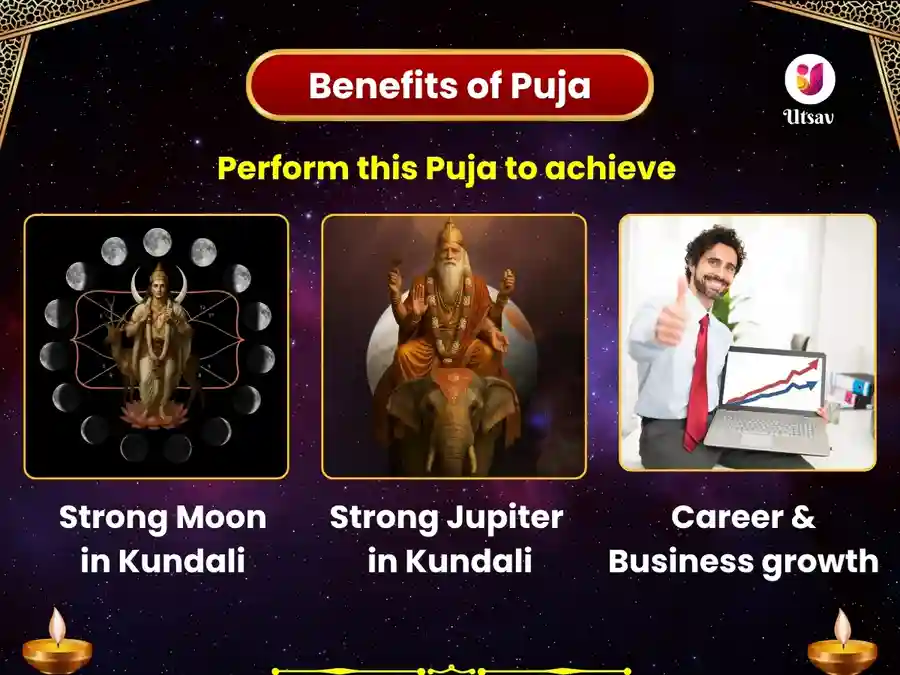 सोमेश्वर और बृहस्पतेश्वर महादेव में गजकेशरी राज योग विशेष पूजा image