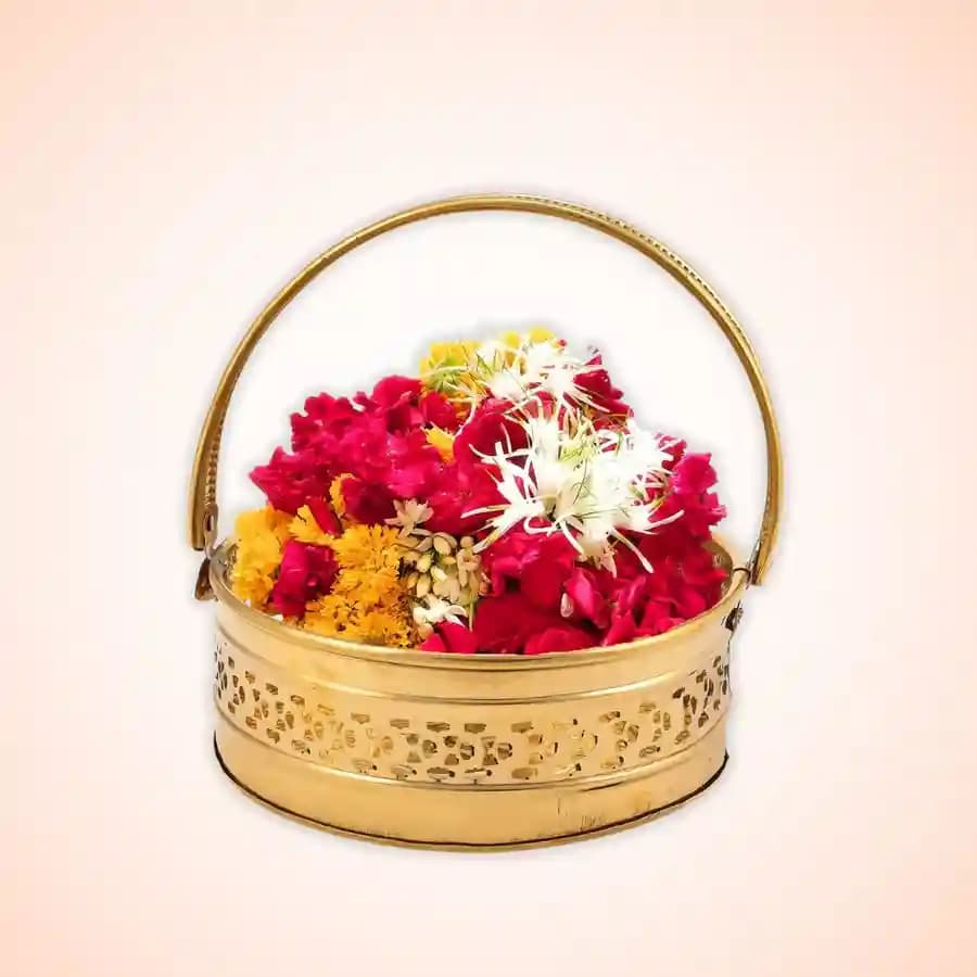 Flower Basket Kumbh Mela SpecialUtsav Kriya Image