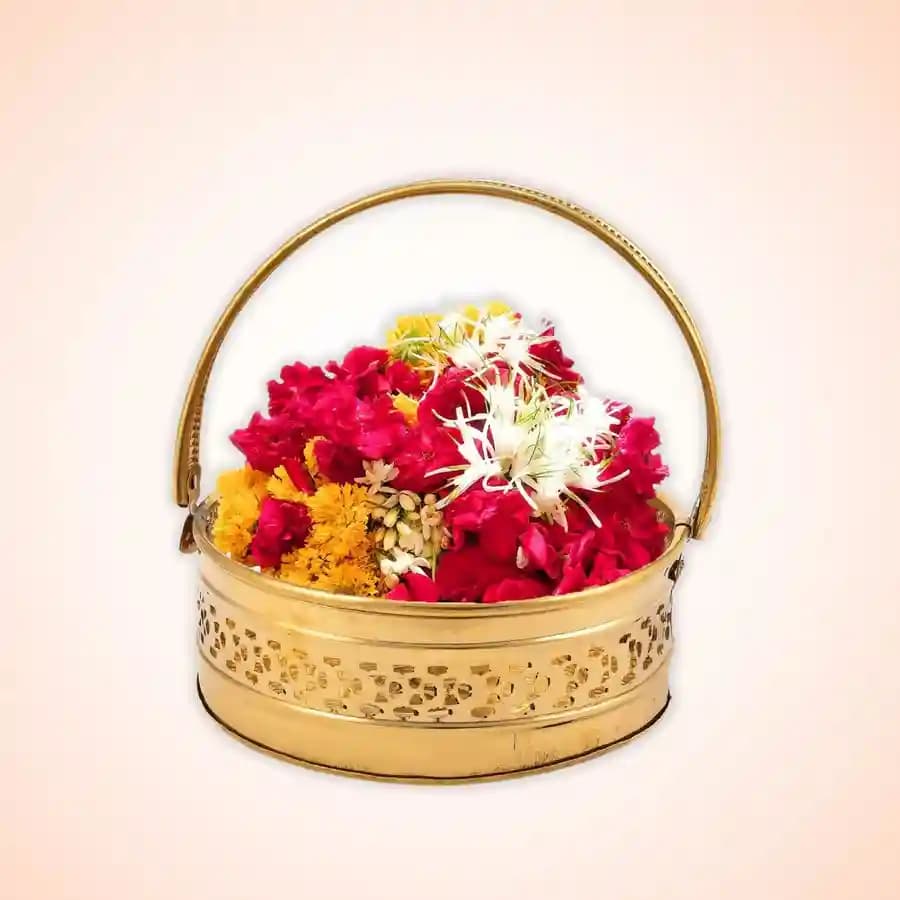 Flower Basket ArpanUtsav Kriya Image