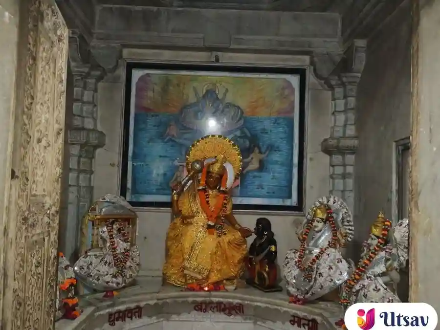 Maa Bagalamukhi Mandir Haridwar Masik Amavasya Visesh Yellow Pushpa & Chandan Daan image