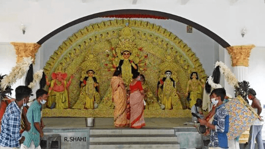Dakshin Kalikata Sarbojanin Durga Puja - Aikatan-cover